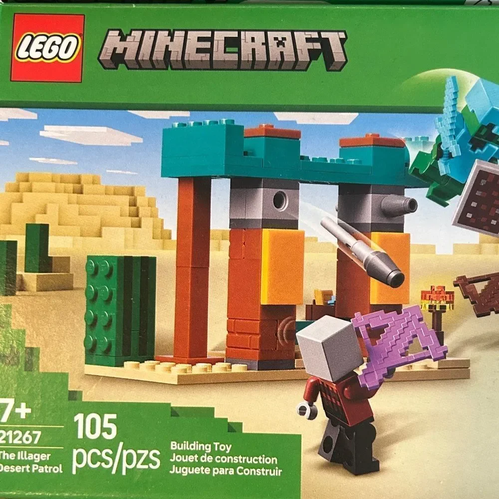 2 🆕 LEGO Minecraft Adventure sets Pirate 🏴‍☠️ 21259 Desert🏜️Patrol 21267